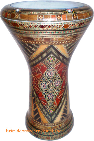 orientalische trommel beim damaszener