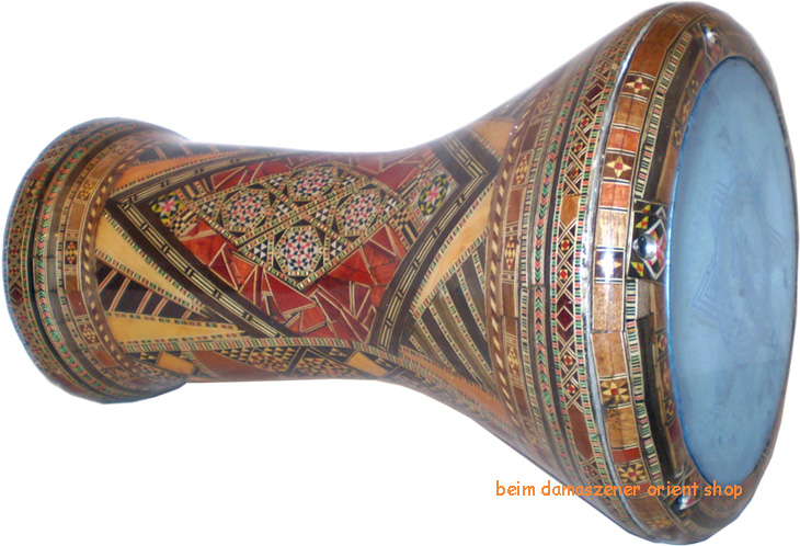 orientalische trommel beim damaszener