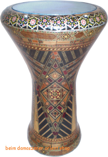 orientalische trommel beim damaszener