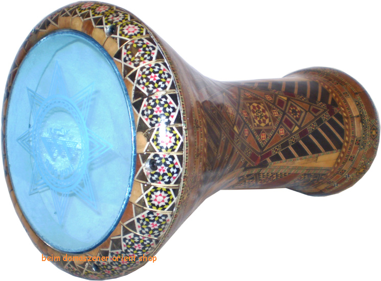 orientalische trommel beim damaszener