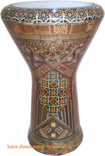 orientalische trommel beim damaszener