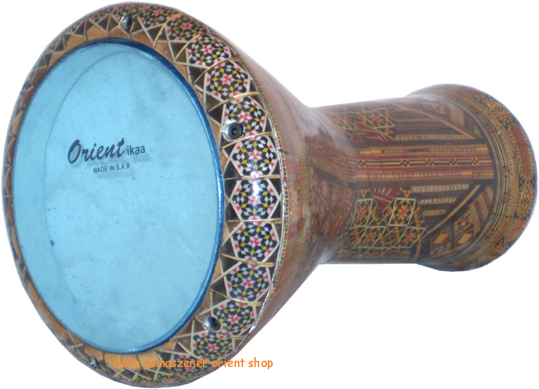 orientalische trommel beim damaszener