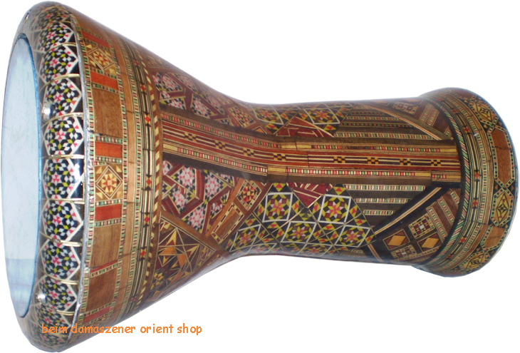 orientalische trommel beim damaszener