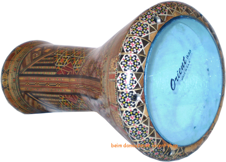 orientalische trommel beim damaszener