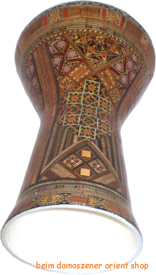 orientalische trommel beim damaszener